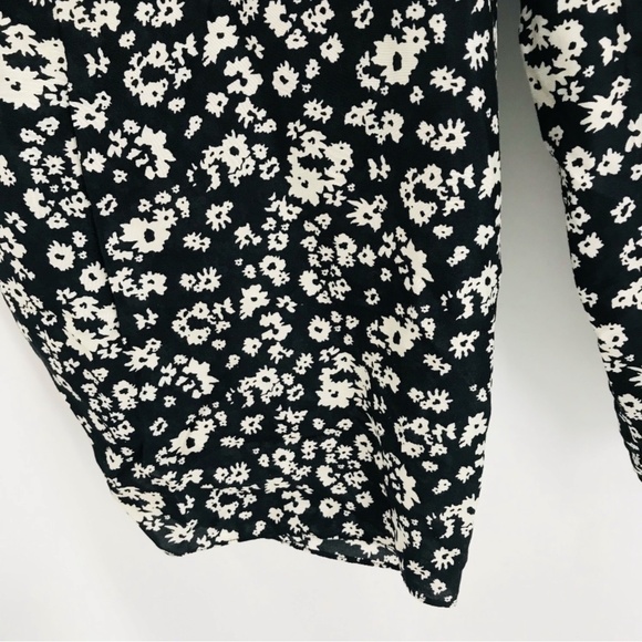 EUC Hatch The Regina Black Floral Jumpsuit Silk Blend Size Medium - Picture 5 of 7